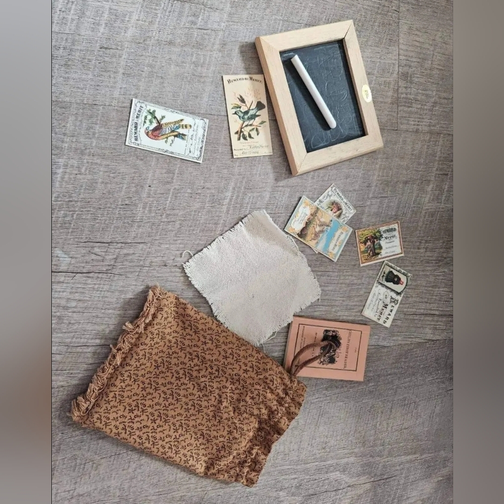 American Girl Kirsten School Bag and Supplies